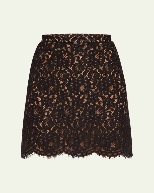Lace Mini Skirt